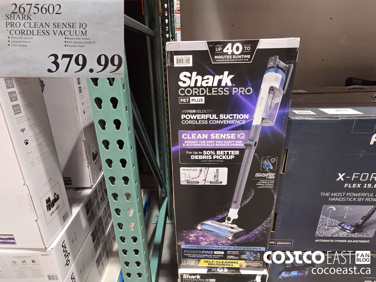 2675602 SHARK PRO CLEAN SENSE IQ CORDLESS VACUUM $379.99