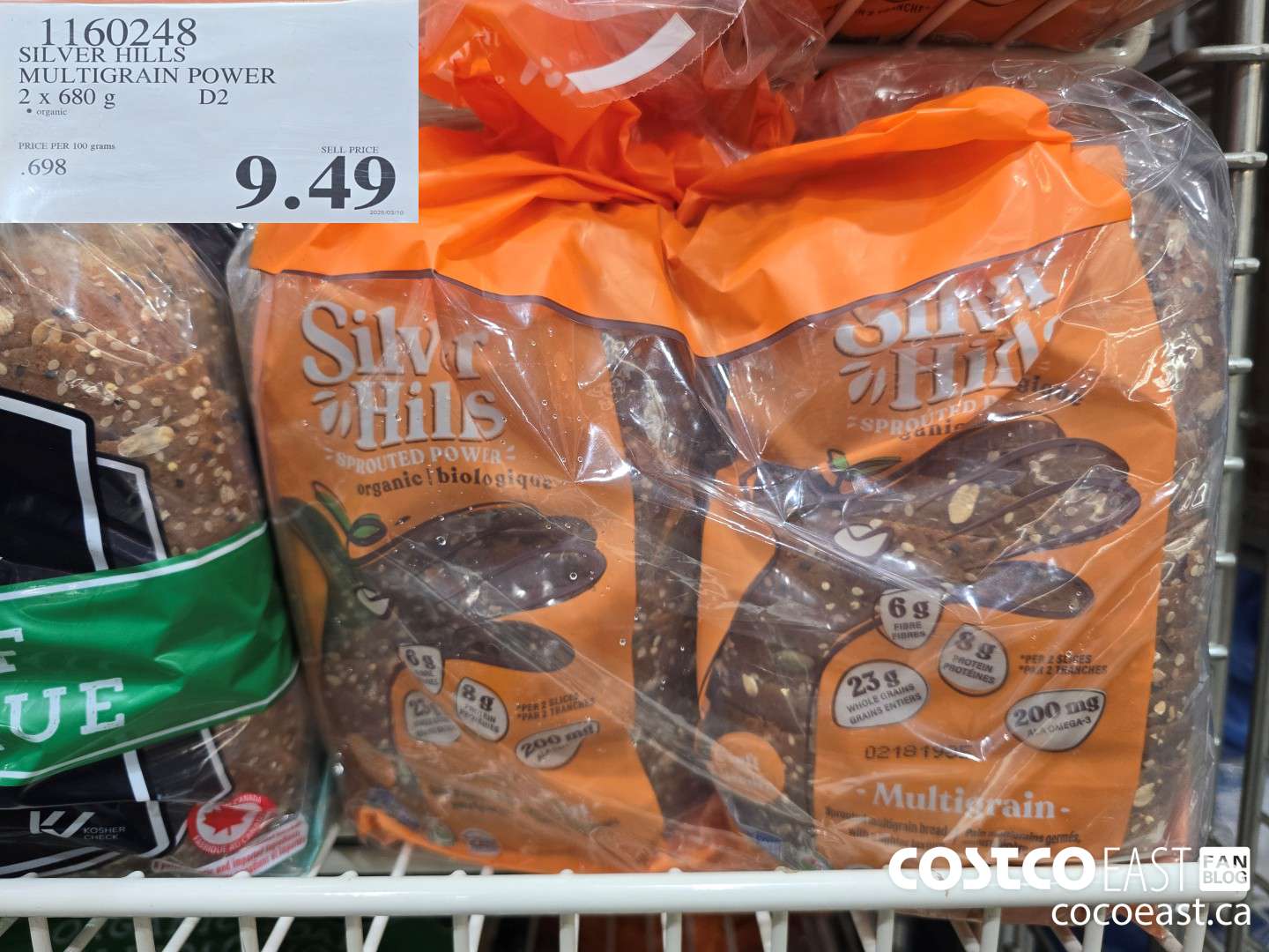 1160248 SILVER HILLS MULTIGRAIN POWER 2 X 680 g $9.49