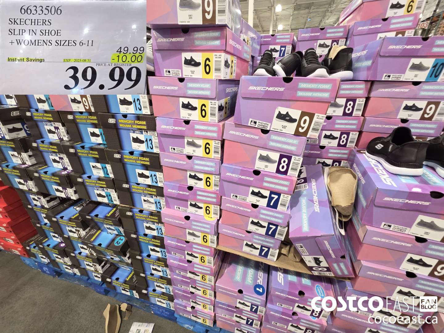 6633506 SKECHERS SLIP IN SHOE +WOMENS SIZES 6-11  ($10.00 INSTANT SAVINGS EXPIRES ON 2025-08-31) $39.99