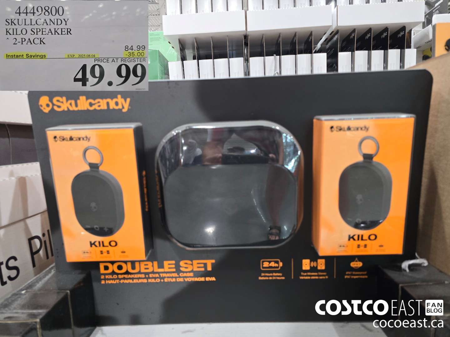 4449800 SKULLCANDY KILO SPEAKER 2-PACK ($35.00 INSTANT SAVINGS EXPIRES ON 2025-08-04) $49.99