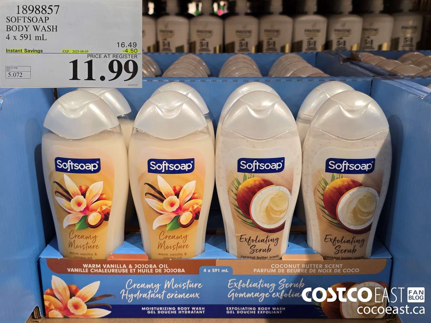 1898857 SOFTSOAP BODY WASH 4 x 591 mL ($4.50 INSTANT SAVINGS EXPIRES ON 2025-08-03) $11.99