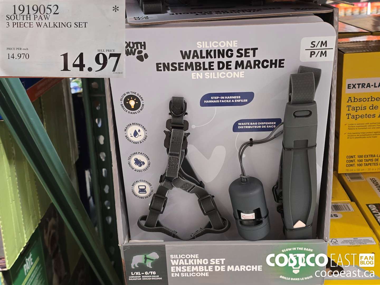 1919052 SOUTH PAW 3 PIECE WALKING SET $14.97