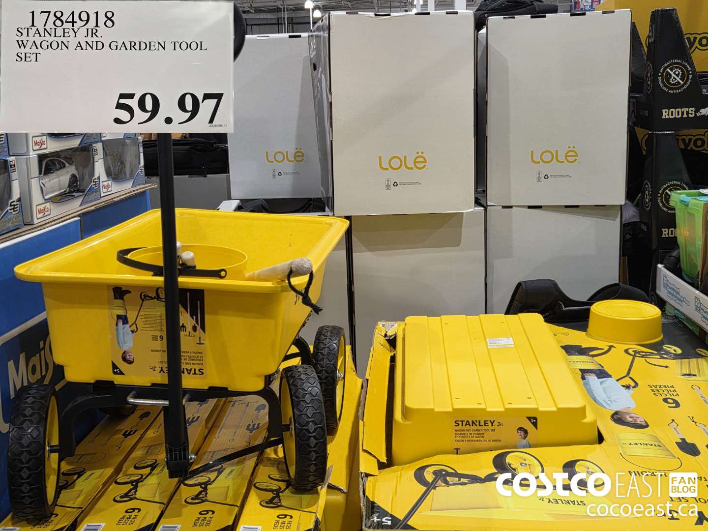 1784918 STANLEY JR. WAGON AND GARDEN TOOL SET $59.97