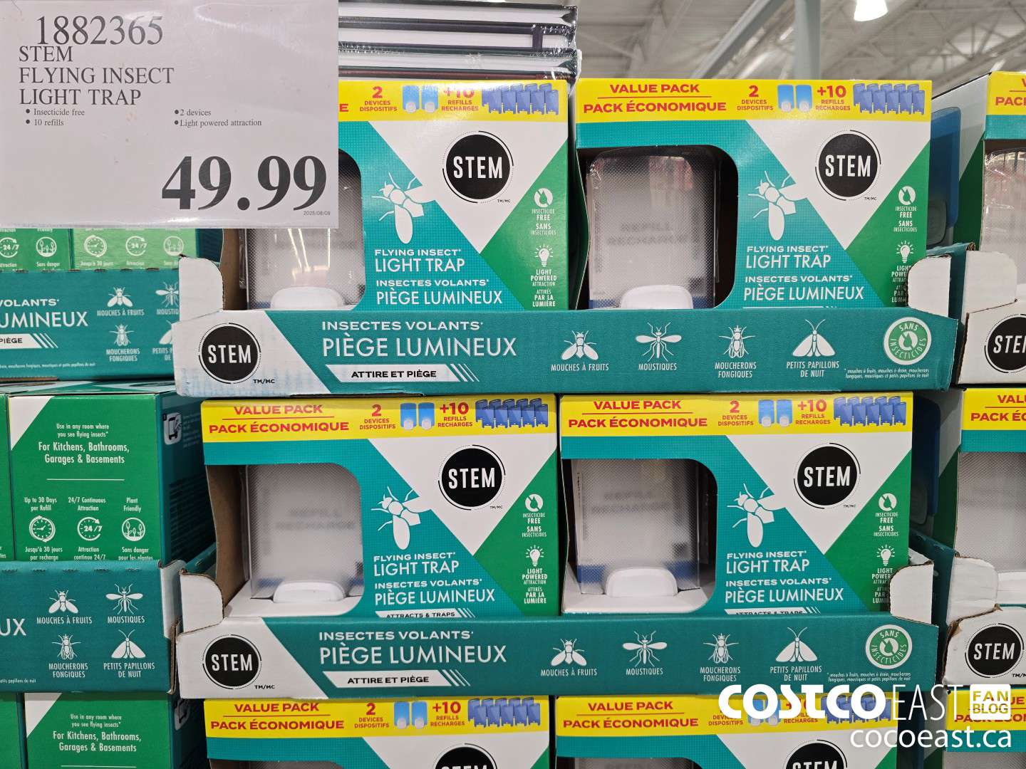 1882365 STEM FLYING INSECT LIGHT TRAP $49.99