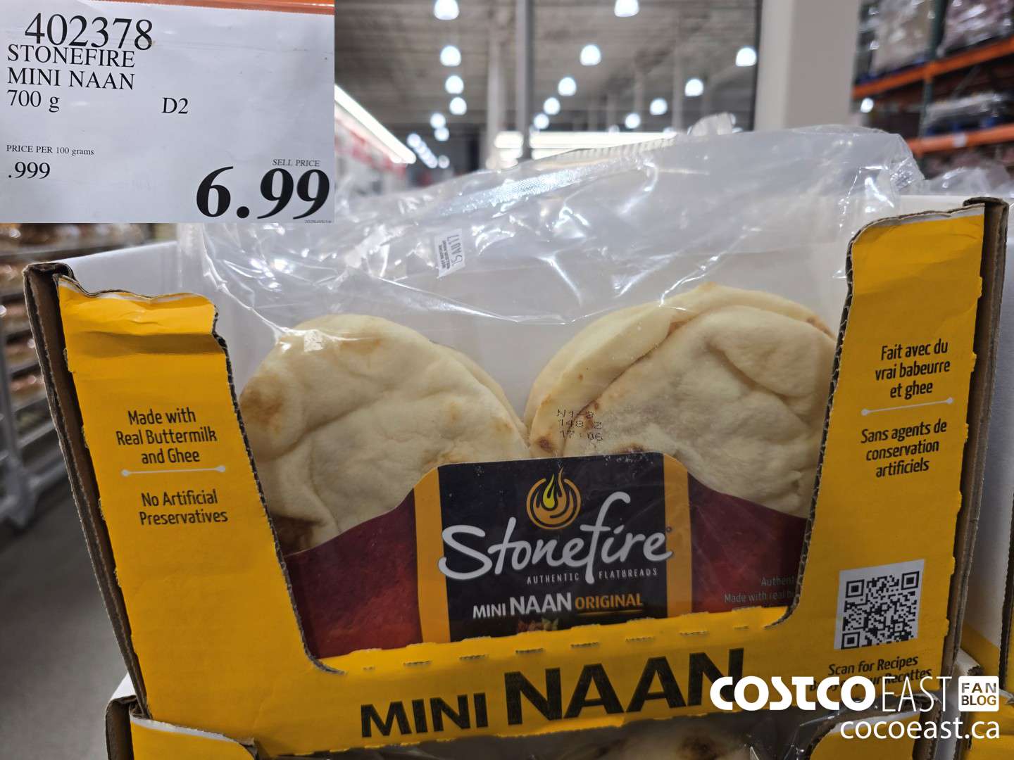 402378 STONEFIRE MINI NAAN 700 g $6.99