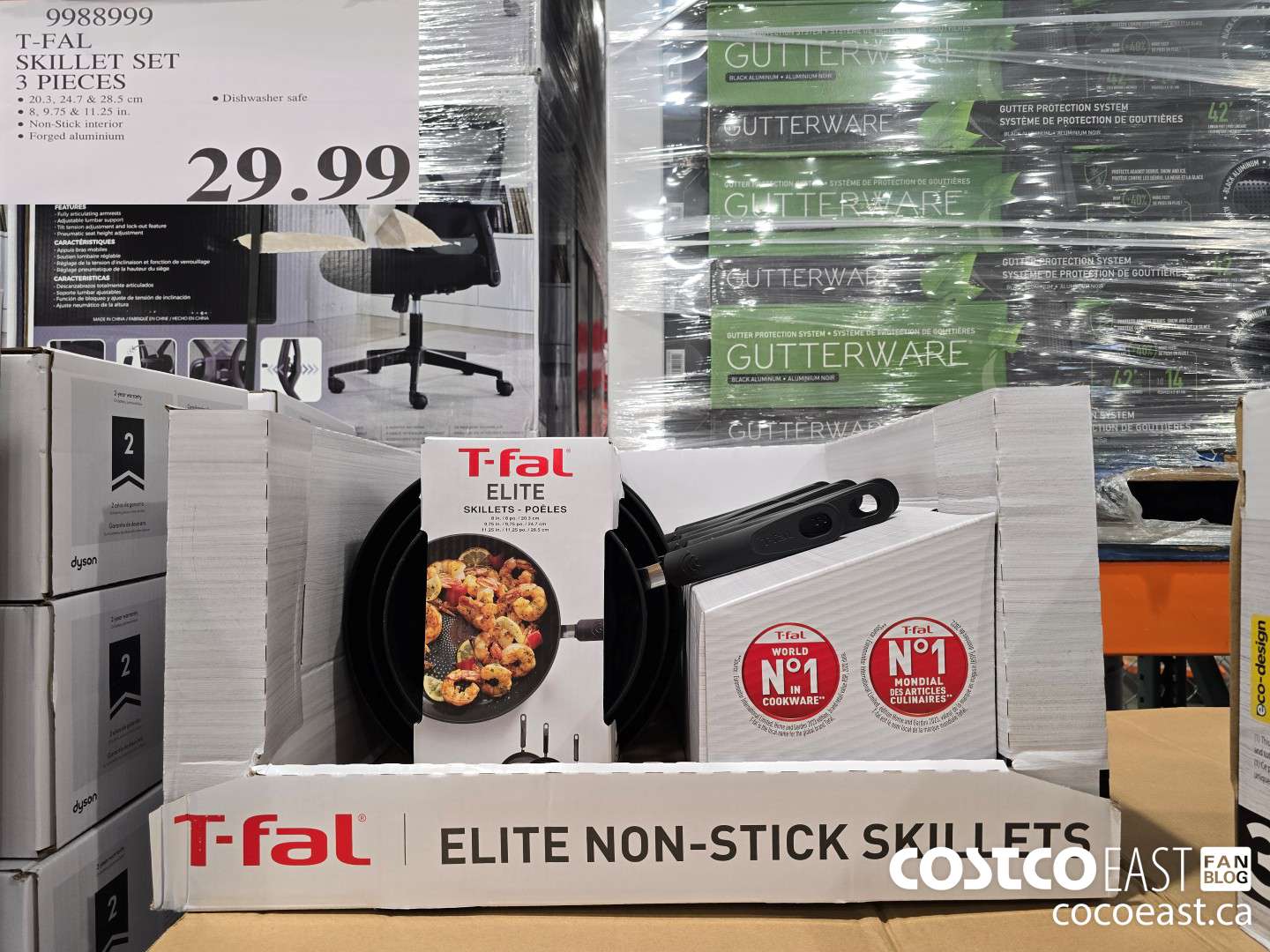 9988999 T-FAL SKILLET SET 3 PIECE S 3 PIECES $29.99