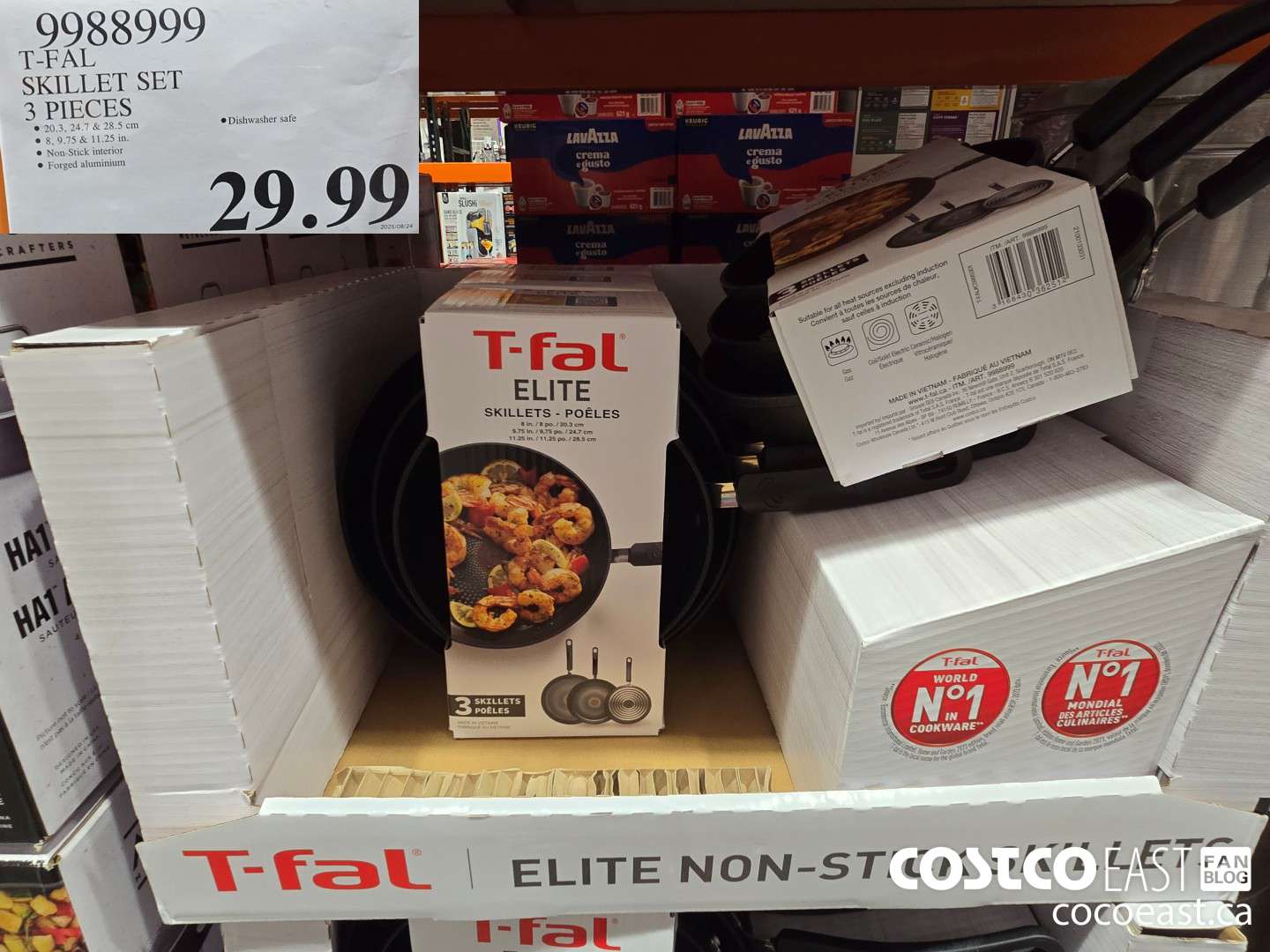 9988999 T-FAL SKILLET SET 3 PIECE S 3 PIECES $29.99