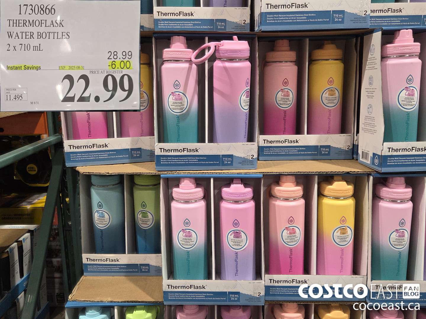 1730866 THERMOFLASK WATER BOTTLES PACK OF 2 X 710 ML ($6.00 INSTANT SAVINGS EXPIRES ON 2025-08-31) $22.99