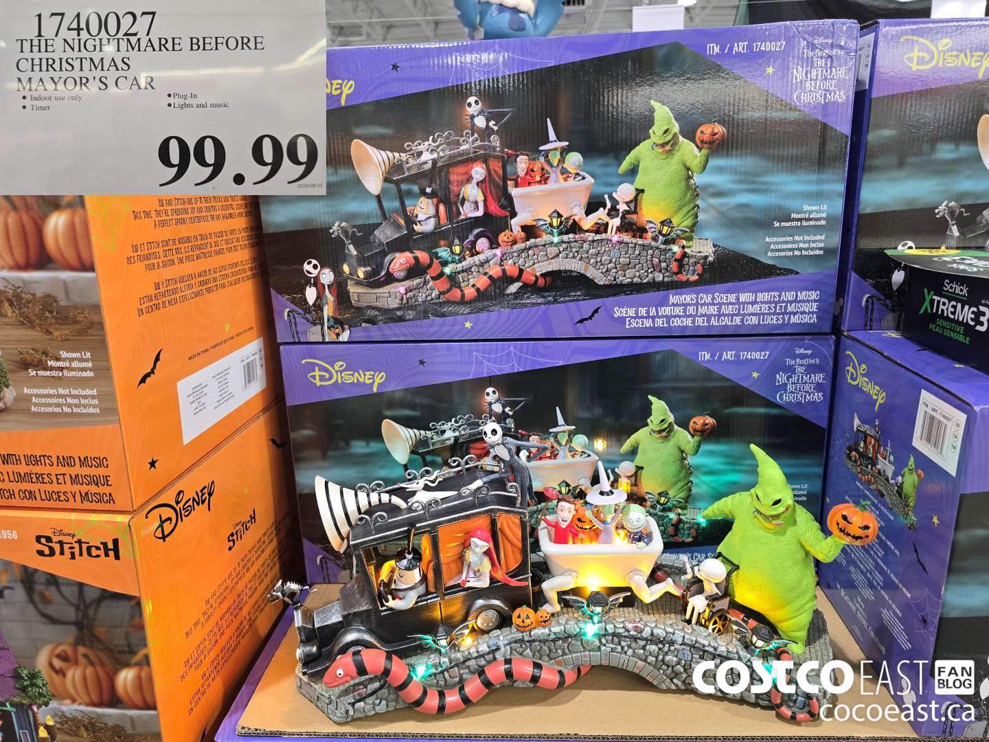 1740027 THE NIGHTMARE BEFORE CHRISTMAS MAYOR'S CAR $99.99