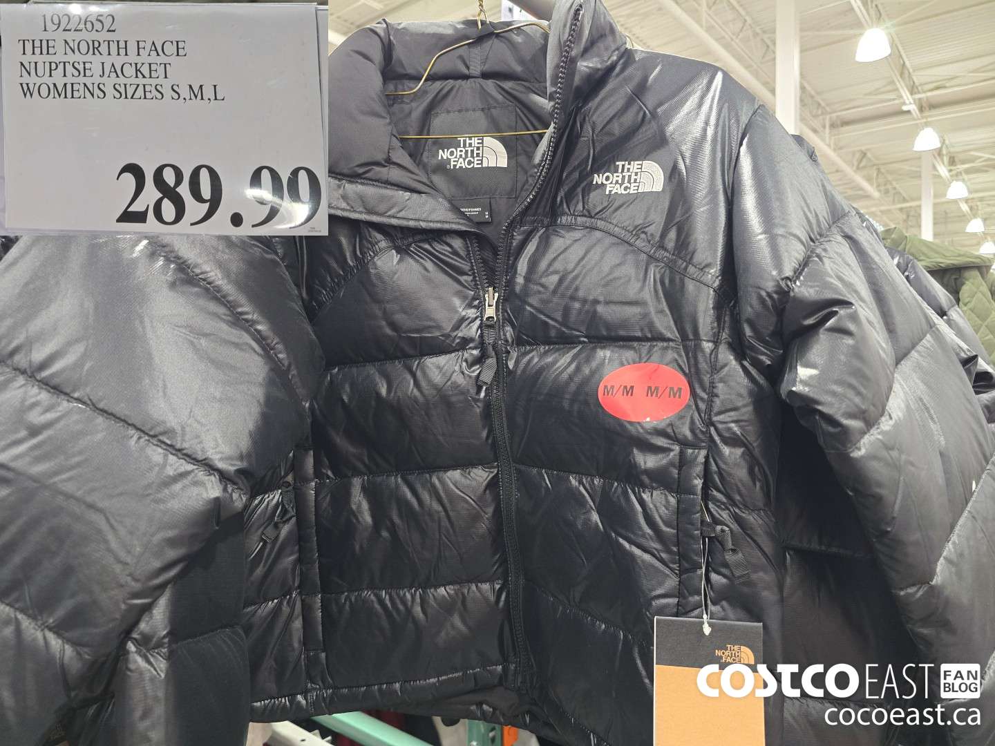 1922652 THE NORTH FACE NUPTSE JACKET WOMENS SIZES S,M,L $289.99