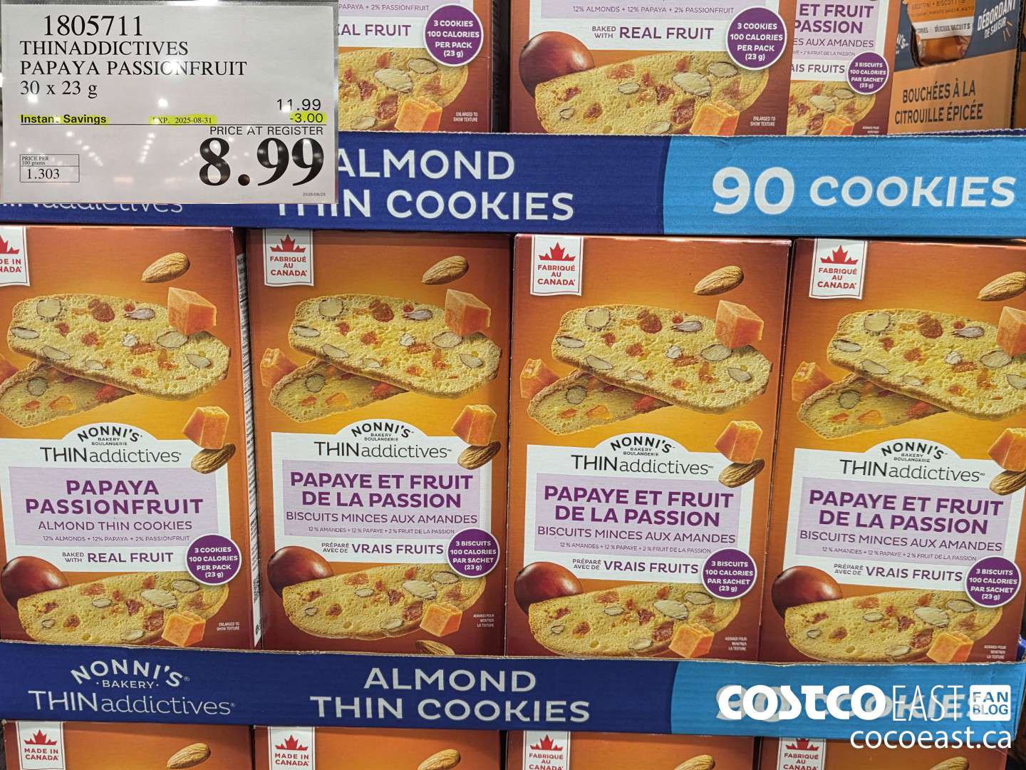 1805711 THINADDICTIVES PAPAYA PASSIONFRUIT 30 x 23 g ($3.00 INSTANT SAVINGS EXPIRES ON 2025-08-31) $8.99
