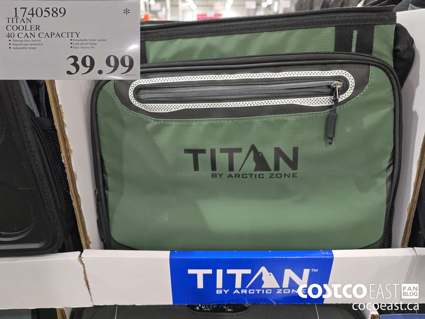 1740589 TITAN COOLER 40 CAN CAPACITY $39.99