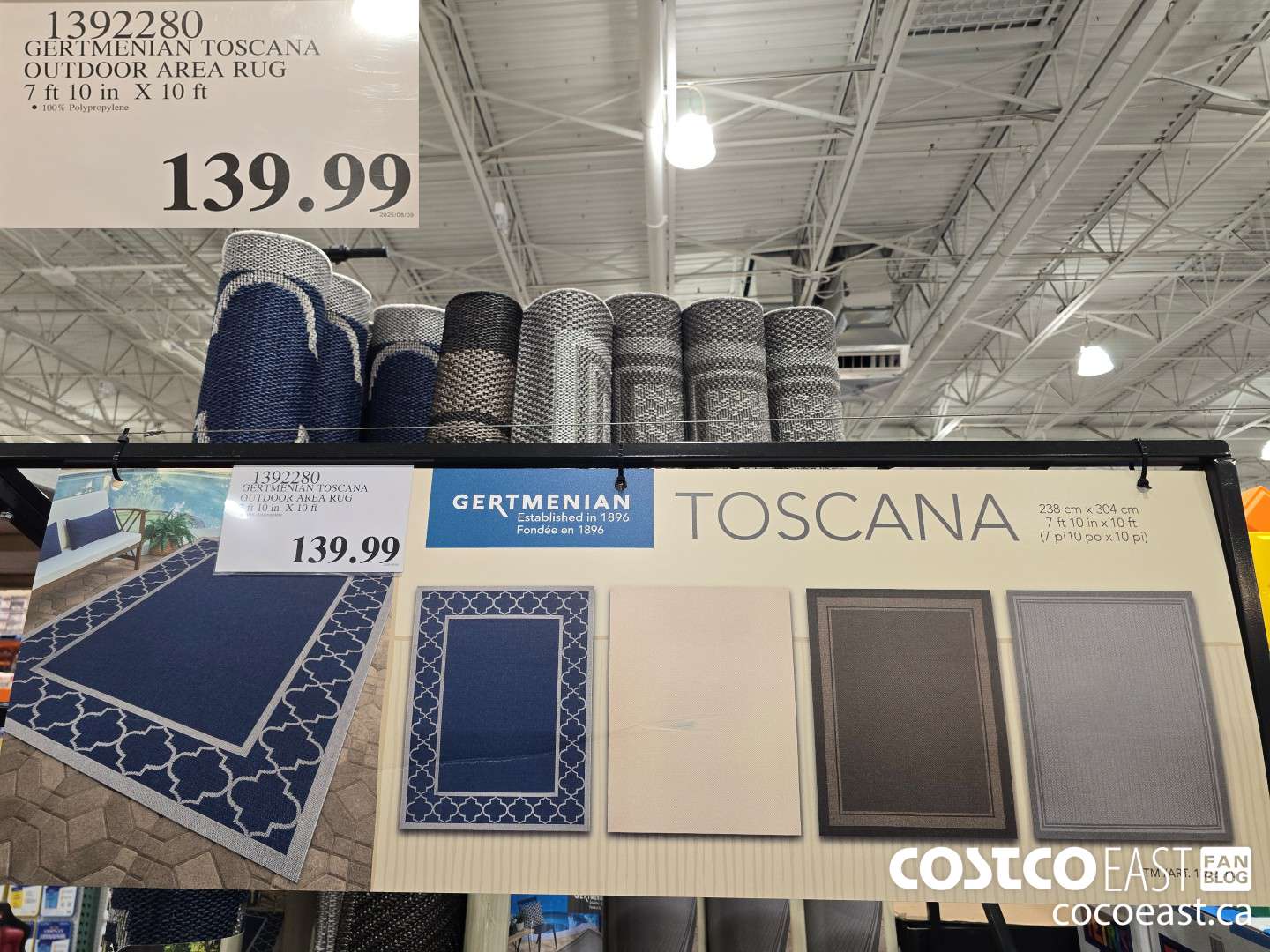 1392280 TOSCANA OUTDOOR AREA RUG 7'10