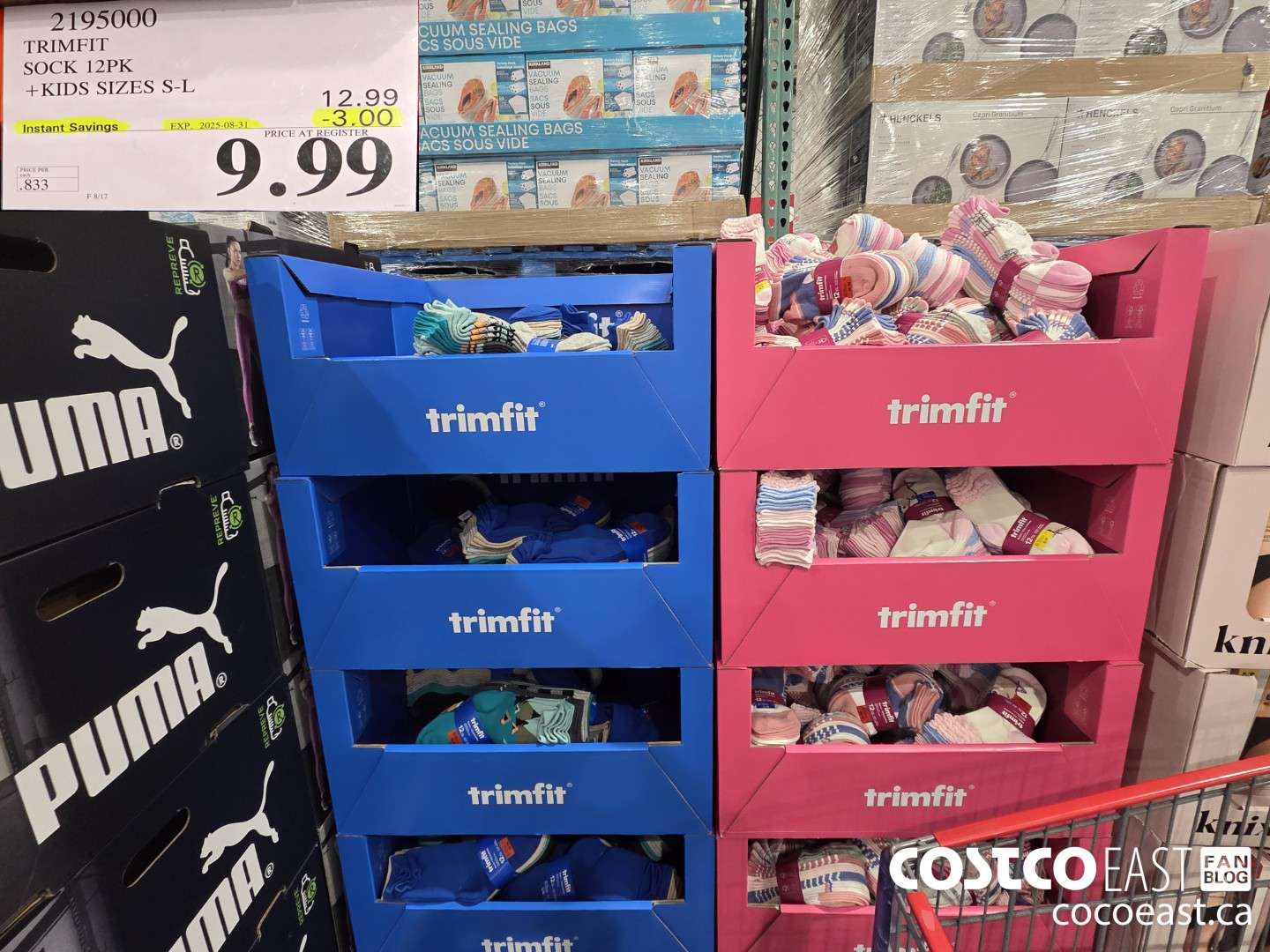 2195000 TRIMFIT KIDS SOCK 12PK SIZES S-L ($3.00 INSTANT SAVINGS EXPIRES ON 2025-08-31) $9.99