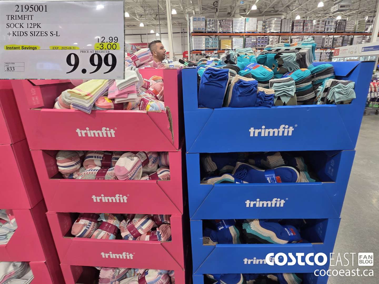 2195001 TRIMFIT KIDS SOCK 12PK SIZES S-L ($3.00 INSTANT SAVINGS EXPIRES ON 2025-08-31) $9.99