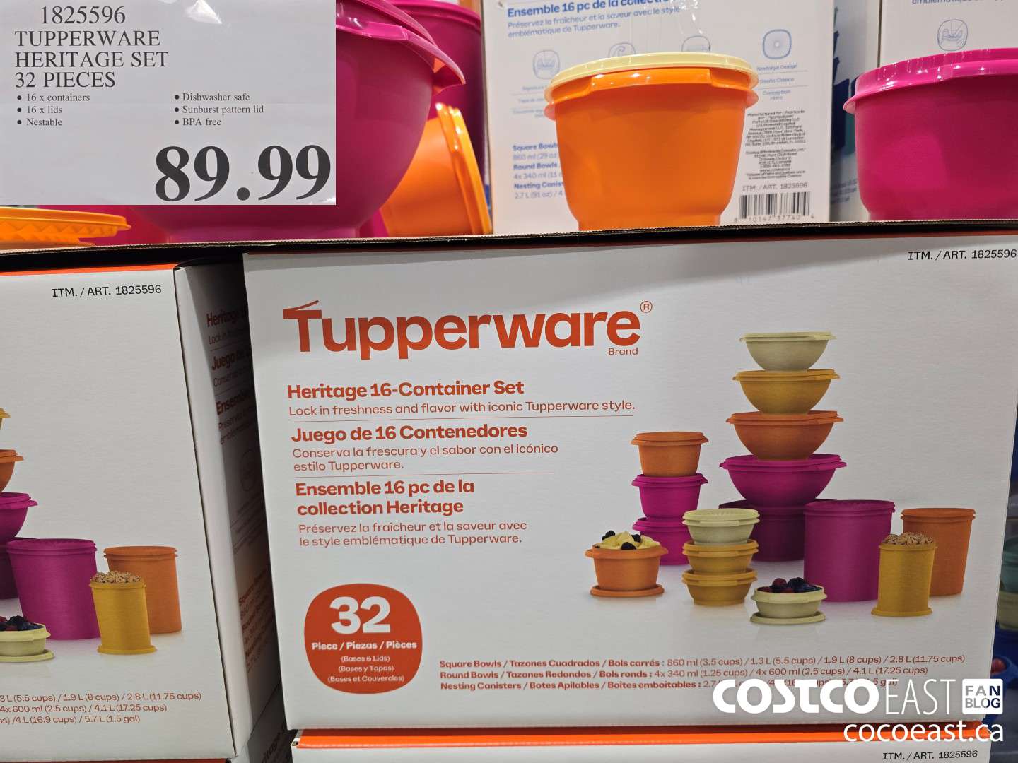 1825596 TUPPERWARE HERITAGE SET 32 PIECES $89.99