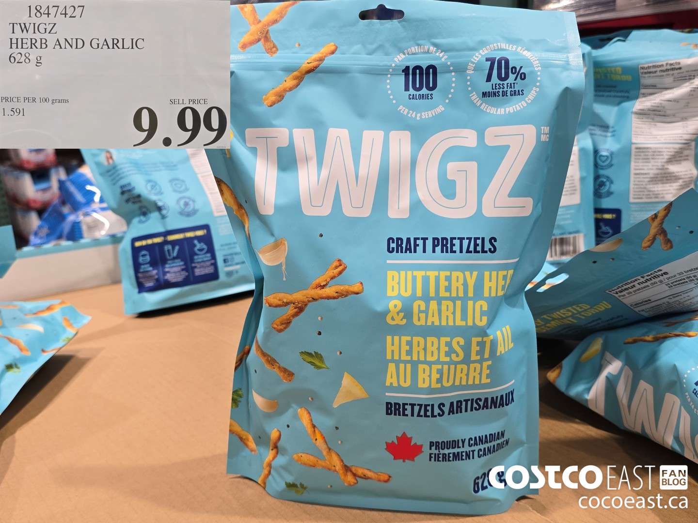 1847427 TWIGZ HERB AND GARLIC 628 g $9.99