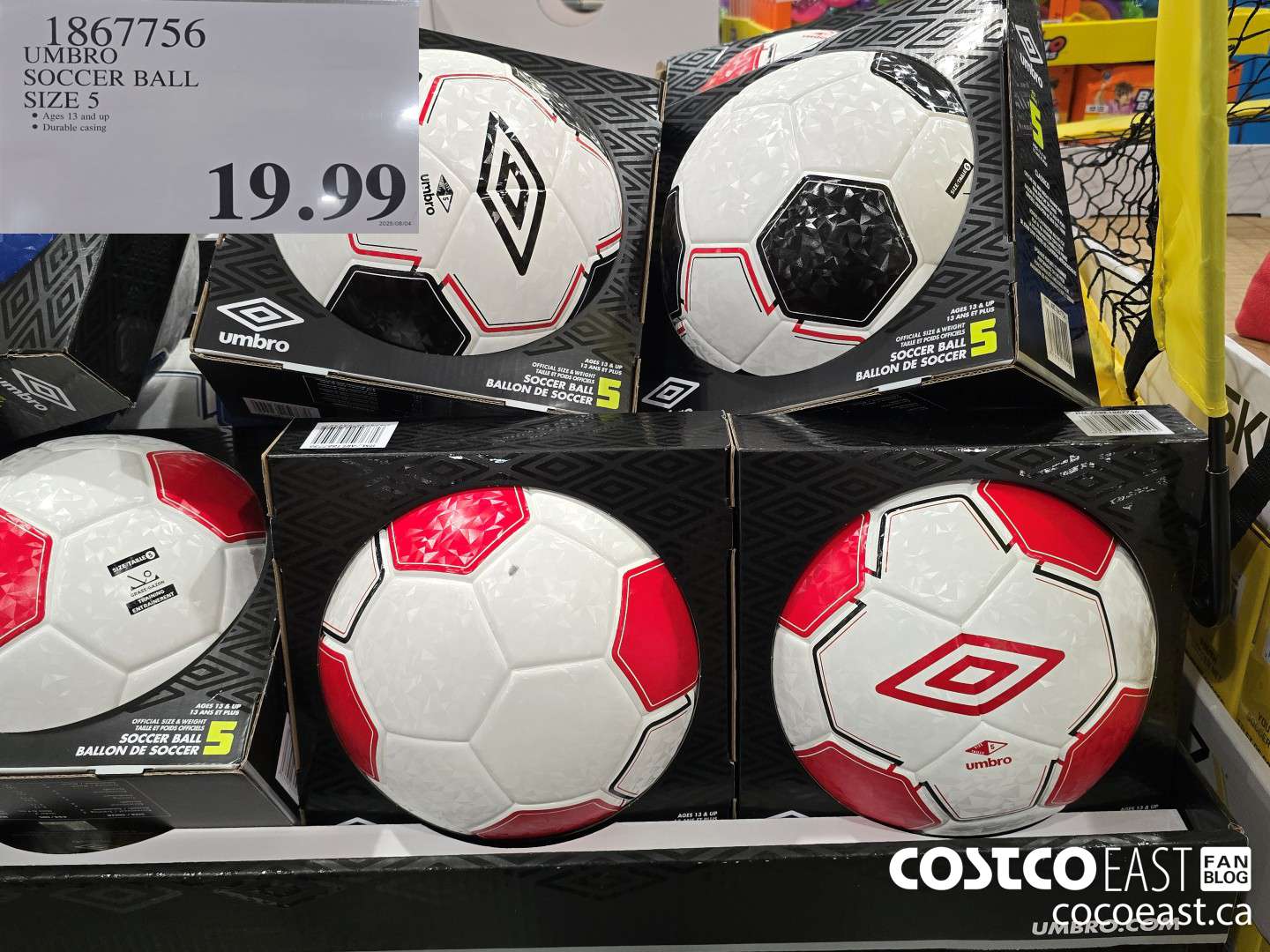1867756 UMBRO - SOCCER BALL SIZE 5 $19.99