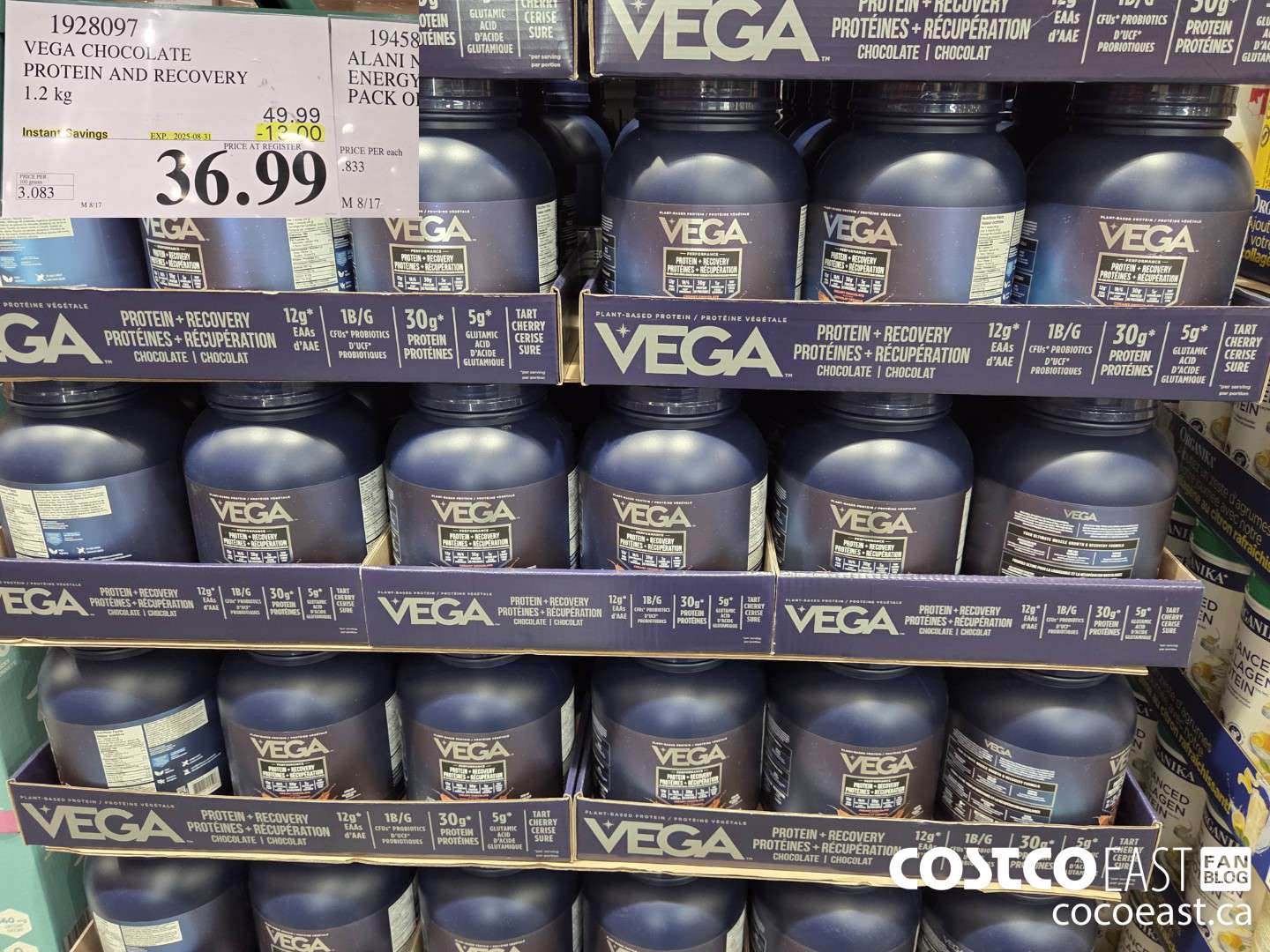 1928097 VEGA CHOCOLATE PROTEIN AND RECOVERY 1.2 KG ($13.00 INSTANT SAVINGS EXPIRES ON 2025-08-31) $36.99