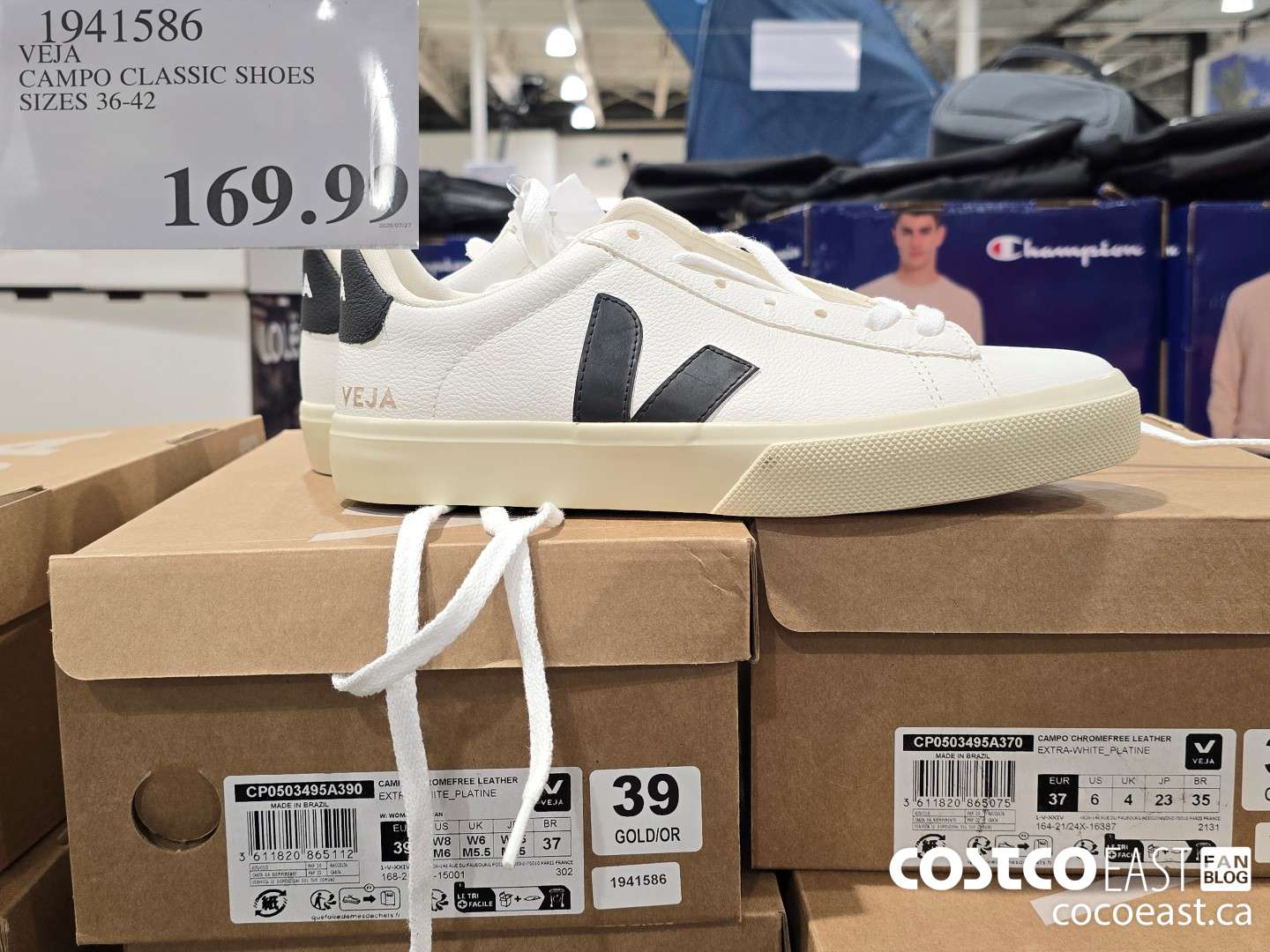 1941586 VEJA CAMPO CLASSIC SHOES SIZES 36-42 $169.99