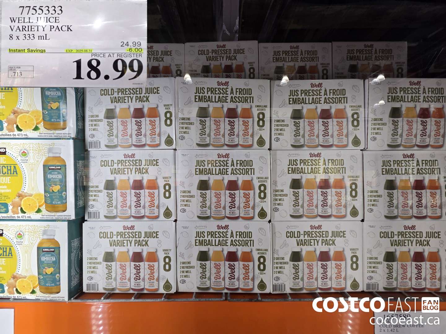 7755333 WELL JUICE VARIETY PACK ($6.00 INSTANT SAVINGS EXPIRES ON 2025-08-31) $18.99