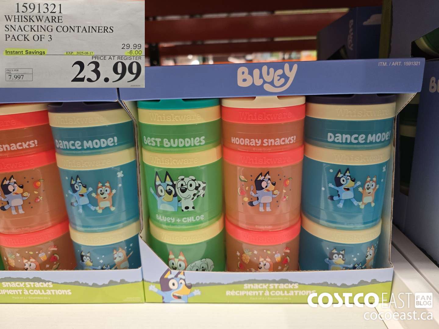 1591321 WHISKWARE SNACKING CONTAINERS PACK OF 3 ($6.00 INSTANT SAVINGS EXPIRES ON 2025-08-17) $23.99