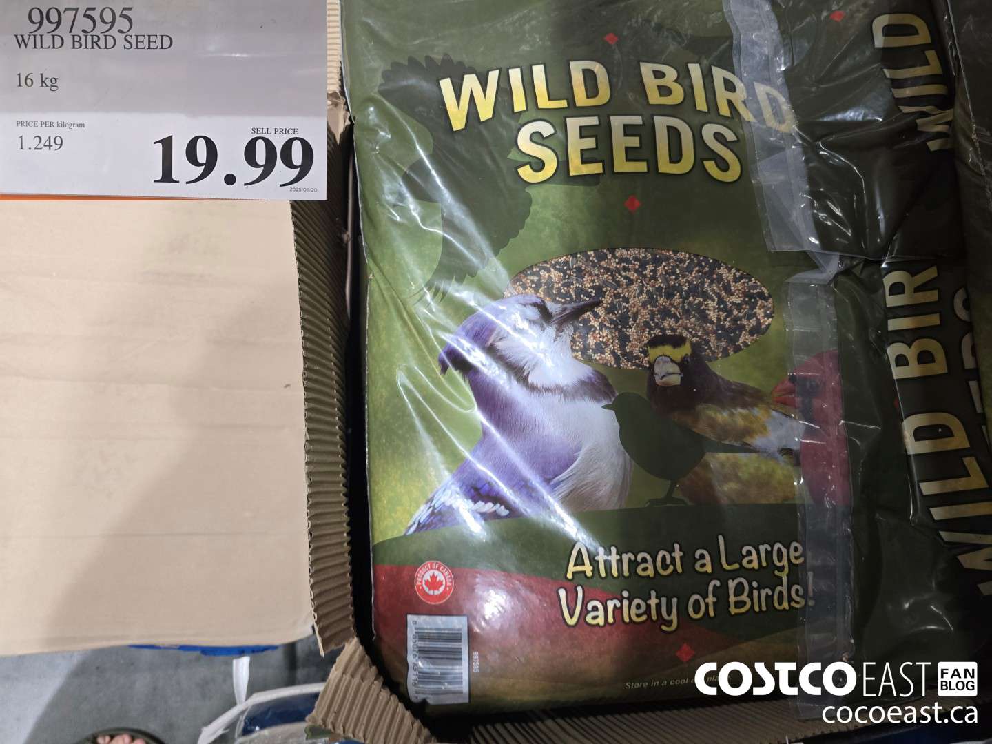 997595 WILD BIRD SEED 16 kg $19.99