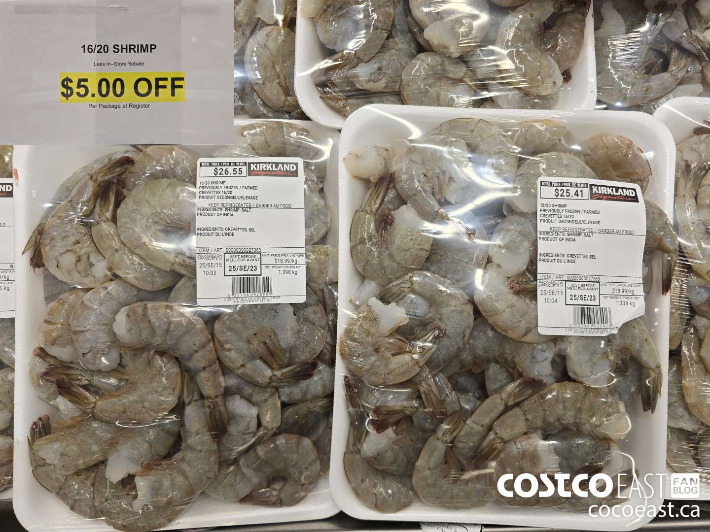 27363 16/20 SHRIMP ($5.00 INSTANT SAVINGS)