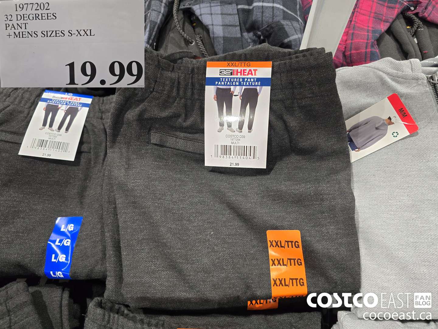 1977202 32 DEGREES PANT +MENS SIZES S-XXL $19.99