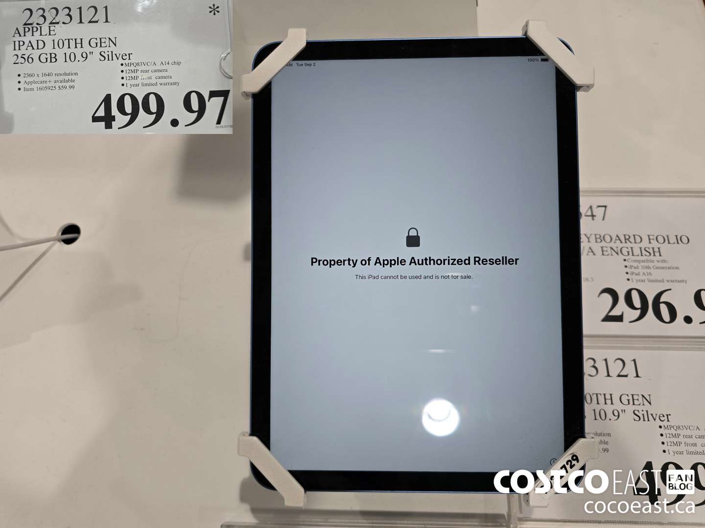 2323121 APPLE IPAD 10TH GEN 256 GB 10.9