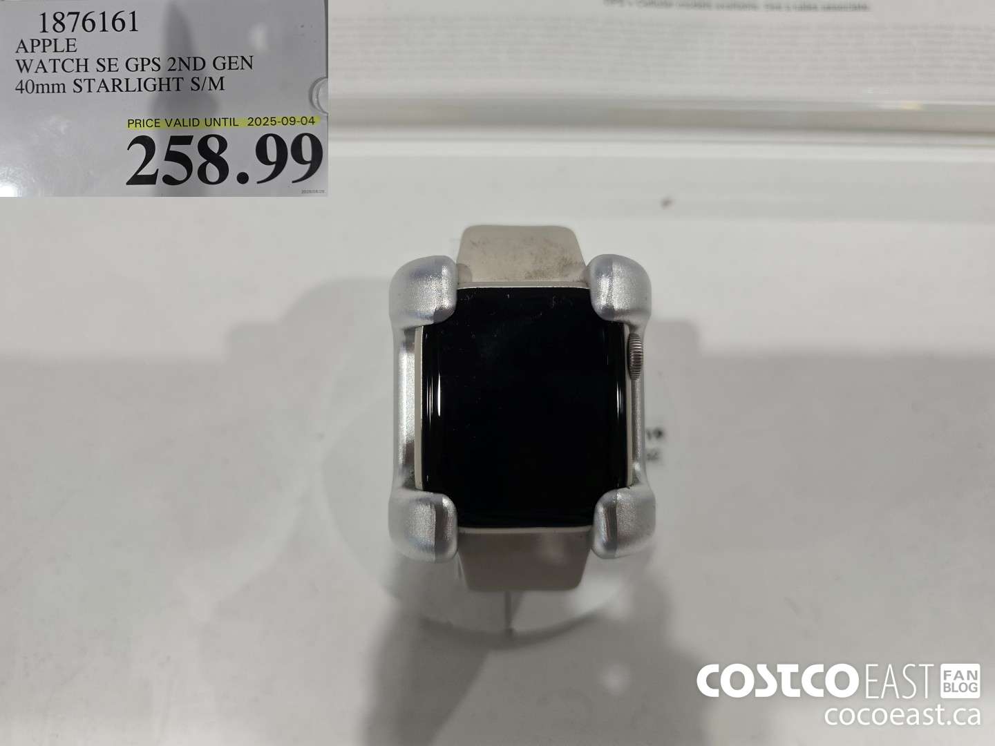 1876161 APPLE WATCH SE GPS 2ND GEN 40mm STARLIGHT S/M $258.99