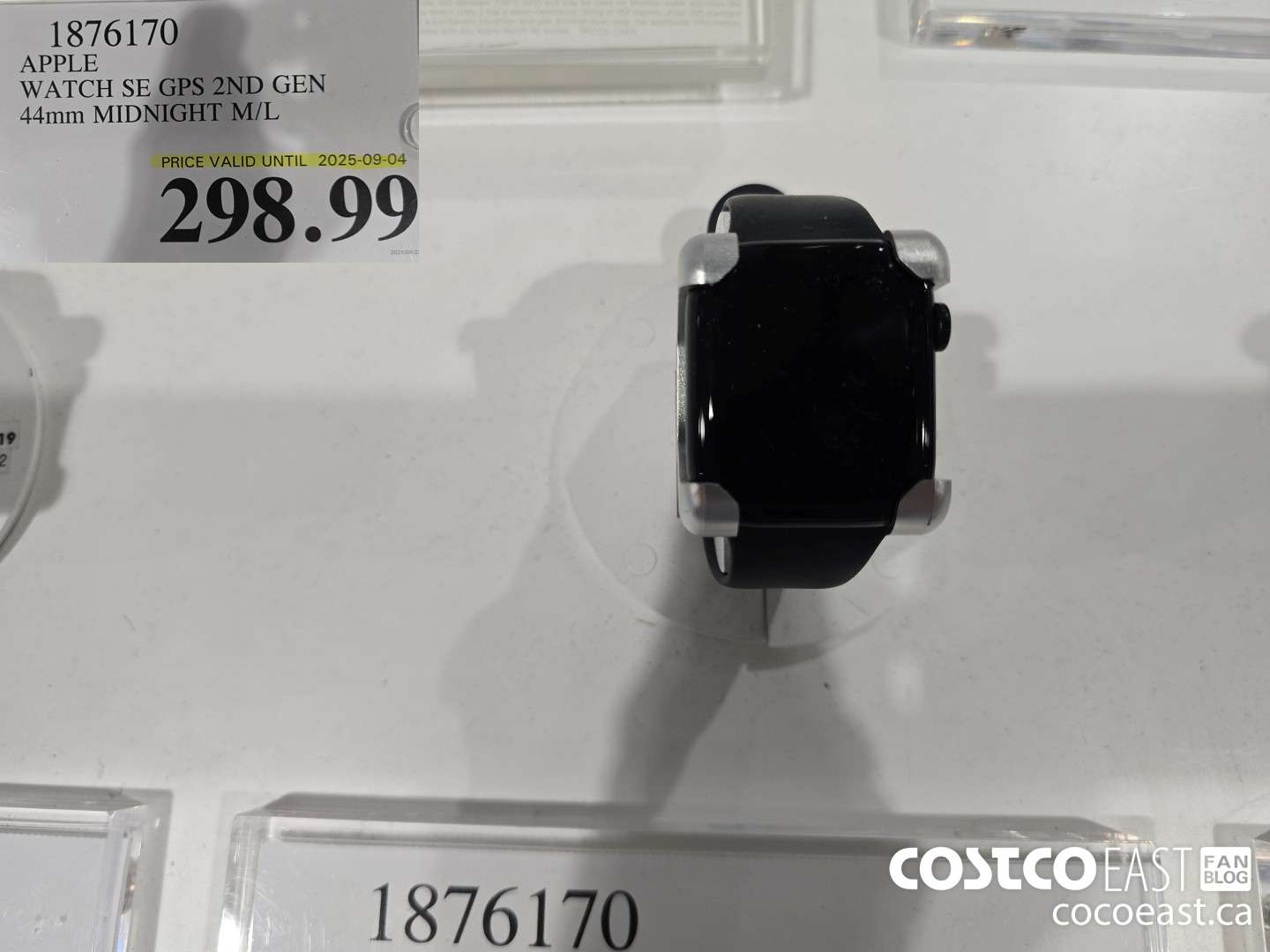 1876170 APPLE WATCH SE GPS 2ND GEN 44mm MIDNIGHT M/L $298.99