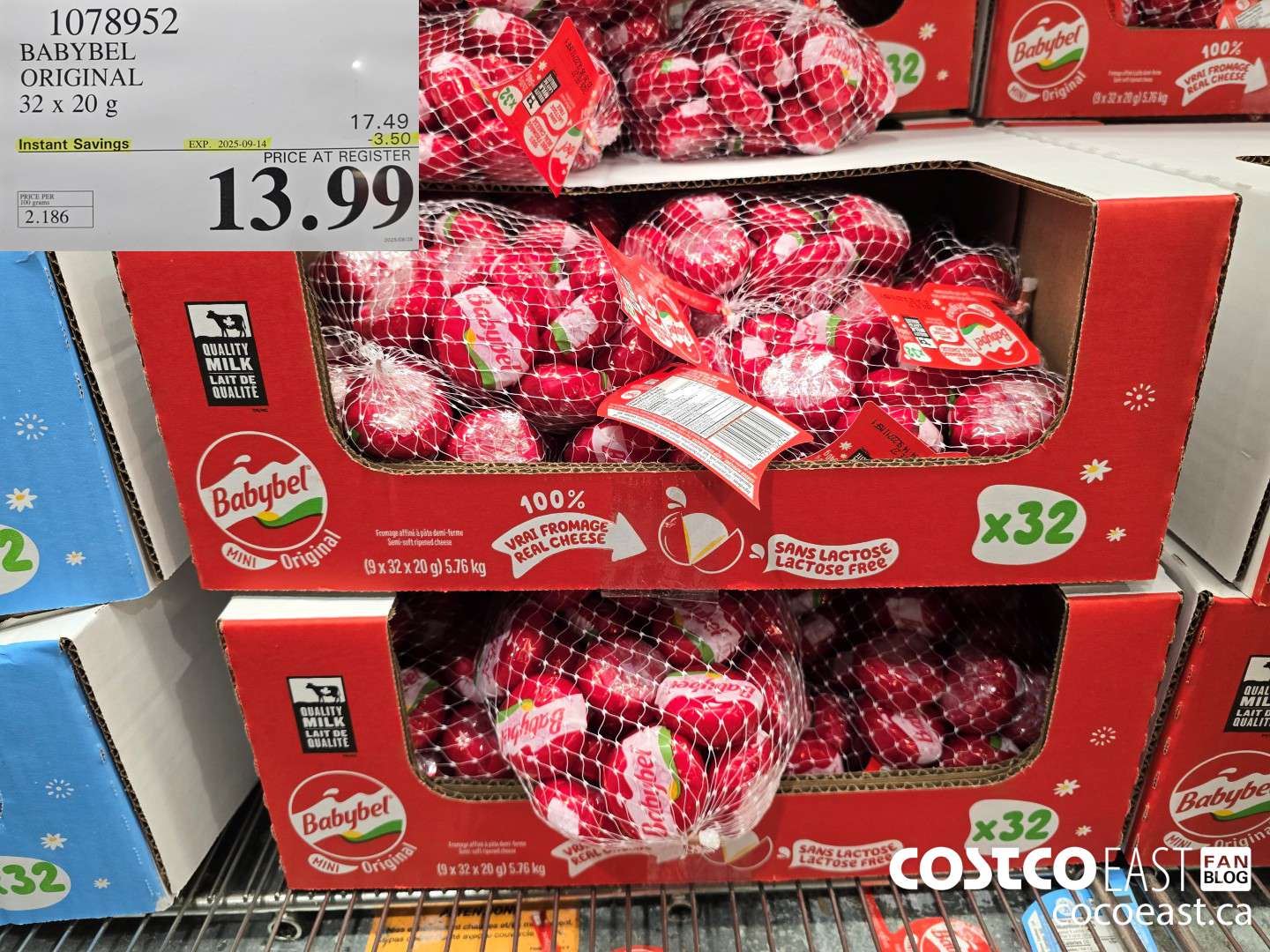1078952 BABYBEL ORIGINAL 32 x 20g ($3.50 INSTANT SAVINGS EXPIRES ON 2025-09-14) $13.99