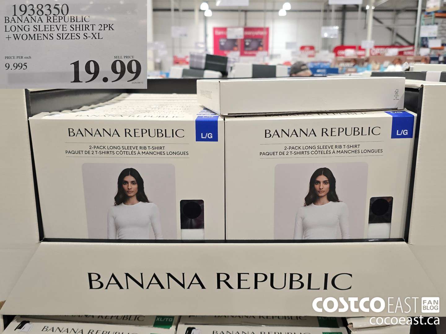 1938350 BANANA REPUBLIC LONG SLEEVE SHIRT 2PK +WOMENS SIZES S-XL $19.99