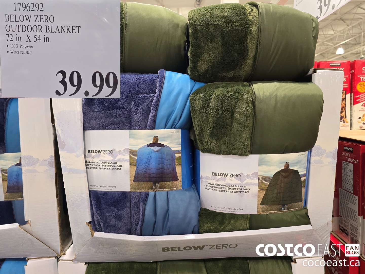 1796292 BELOW ZERON OUTDOOR BLANKET 72