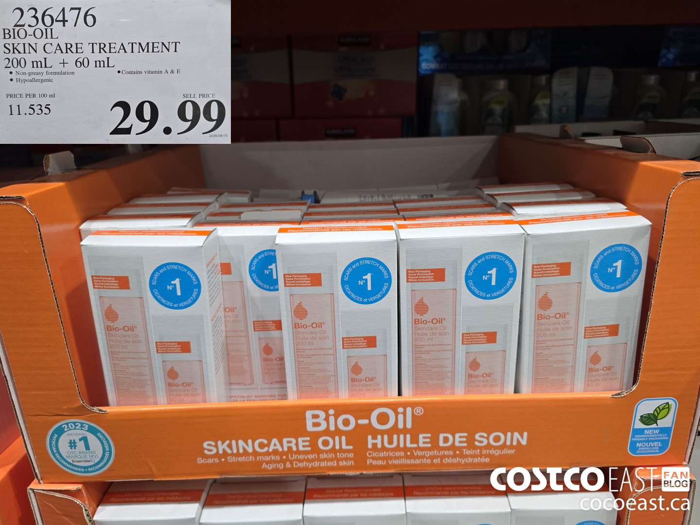236476 BIO-OIL SKIN CARE TREATMENT 200 mL + 60 mL $29.99