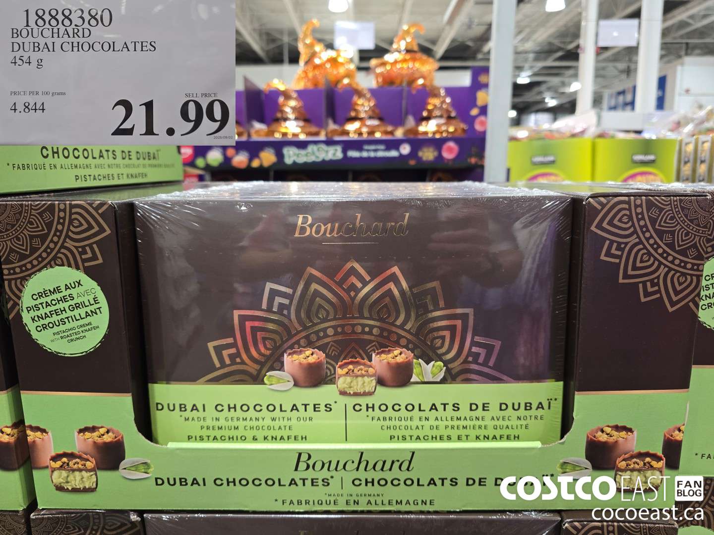 1888380 BOUCHAR DUBAI CHOCOLATES 454 g $21.99