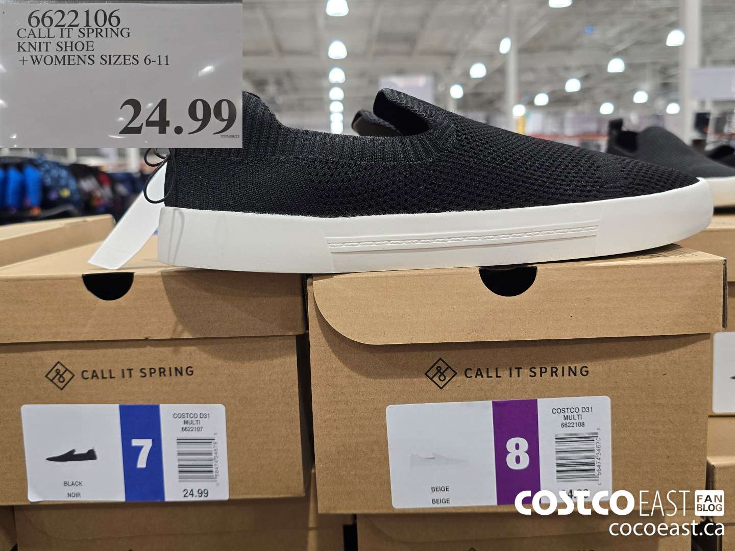 6622106 CALL IT SPRING KNIT SHOE +WOMENS SIZES 6-11 $24.99