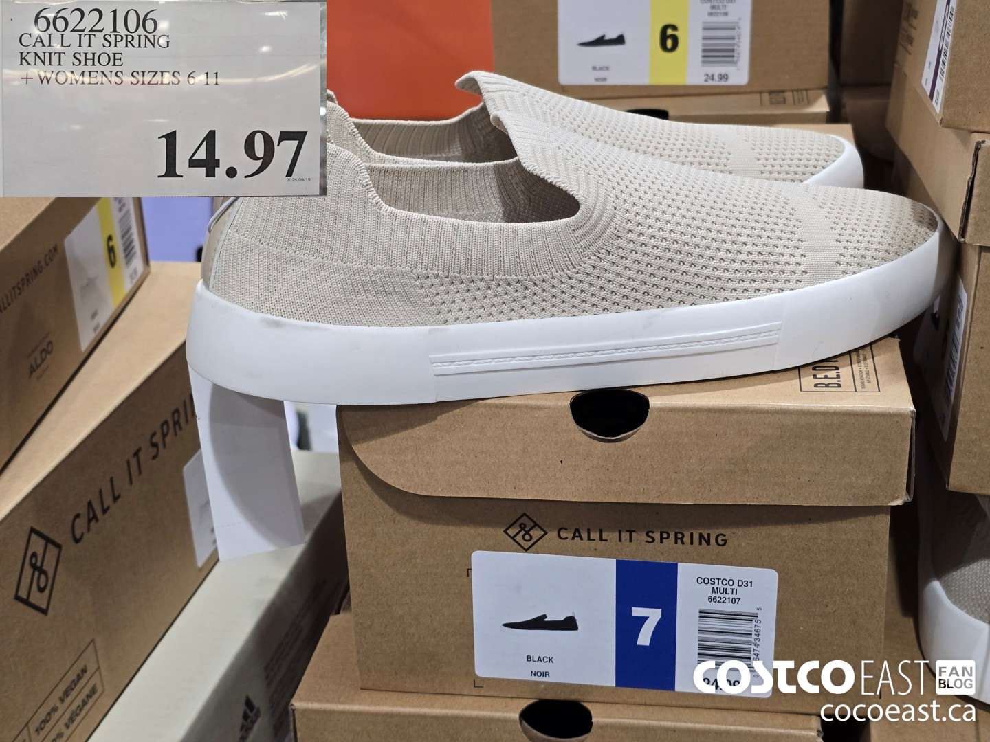 6622106 CALL IT SPRING KNIT SHOE +WOMENS SIZES 6-11 $14.97