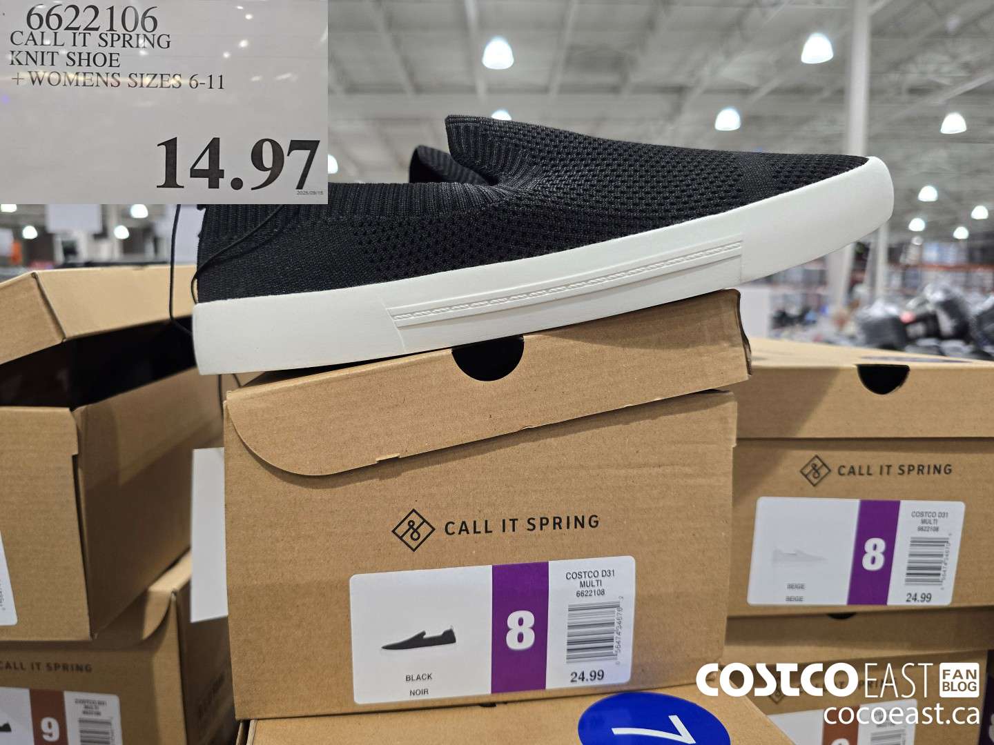 6622106 CALL IT SPRING KNIT SHOE +WOMENS SIZES 6-11 $14.97