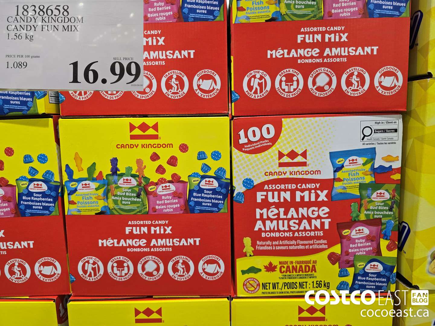 1838658 CANDY KINGDOM ASSORTED CANDY FUN MIX 1.56 kg $16.99
