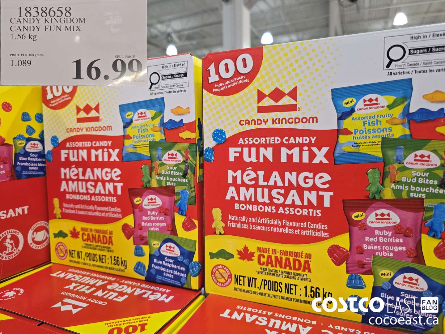 1838658 CANDY KINGDOM CANDY FUN MIX 1.56 kg $16.99