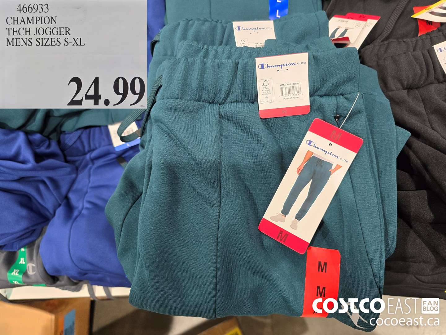 466933 CHAMPION TECH JOGGER MENS SIZES S-XL $24.99