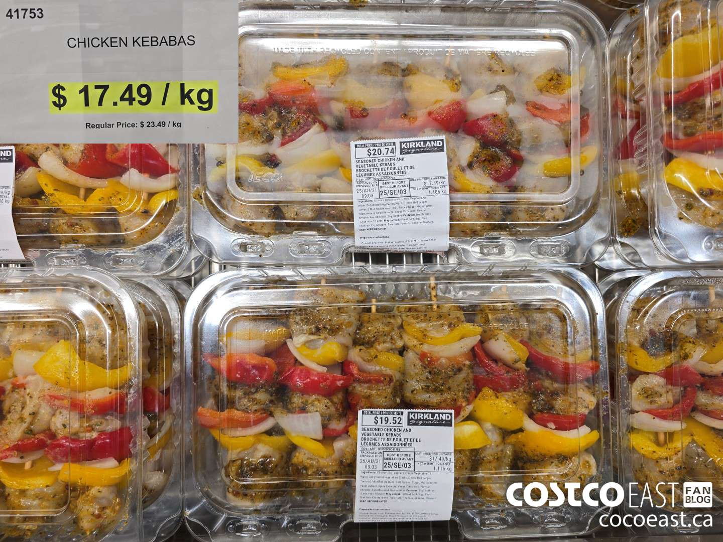 41753 CHICKEN KEBABS *** DISCOUNT PER KG*** ($5.00 INSTANT SAVINGS)