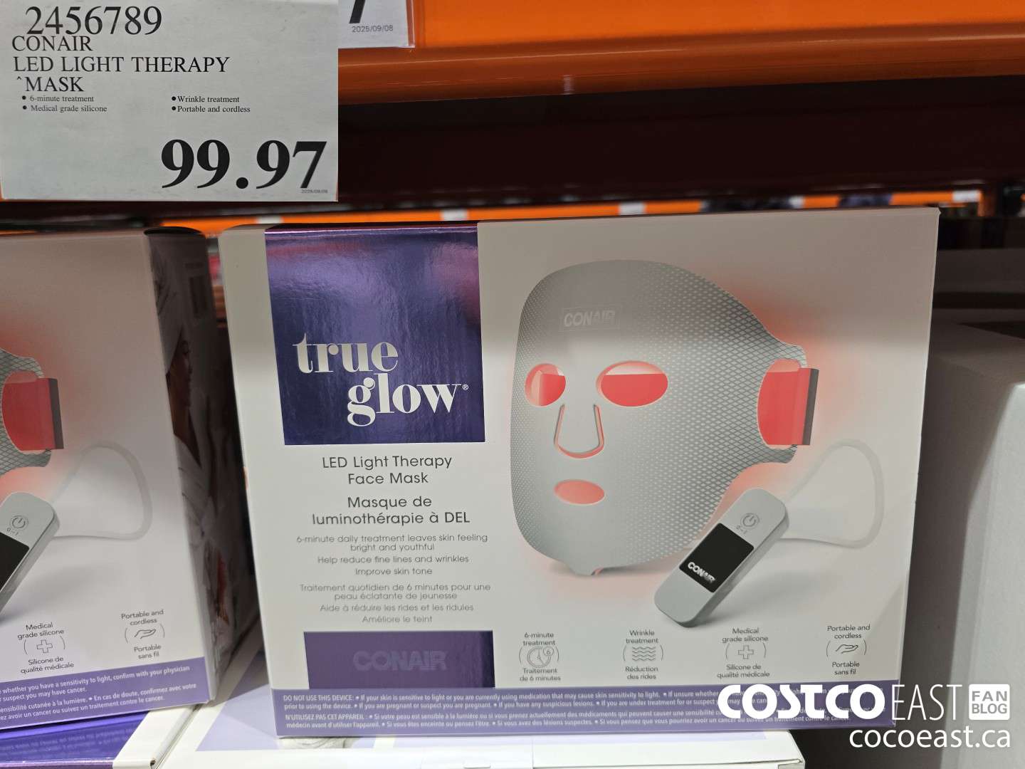2456789 CONAIR LED LIGHT THERAPY MASK $99.97