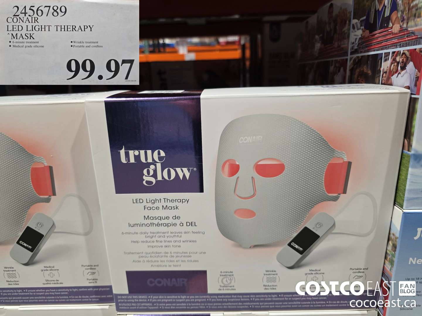 2456789 CONAIR LED LIGHT THERAPY MASK $99.97