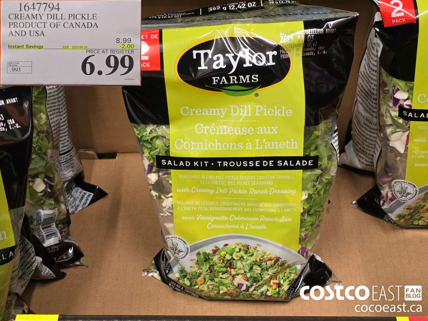 1647794 CREAMY DILL PICKLE PRODUCT OF CANADA AND USA ($2.00 INSTANT SAVINGS EXPIRES ON 2025-09-28) $6.99