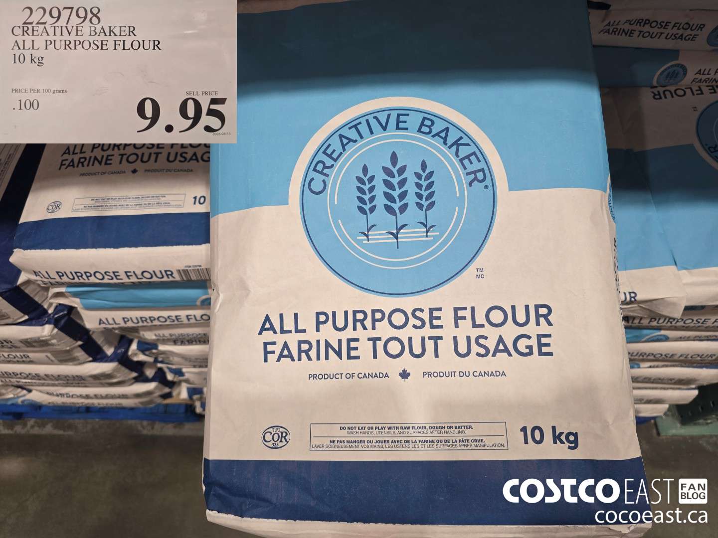 229798 CREATIVE BAKER ALL PURPOSE FLOUR 10 kg $9.95