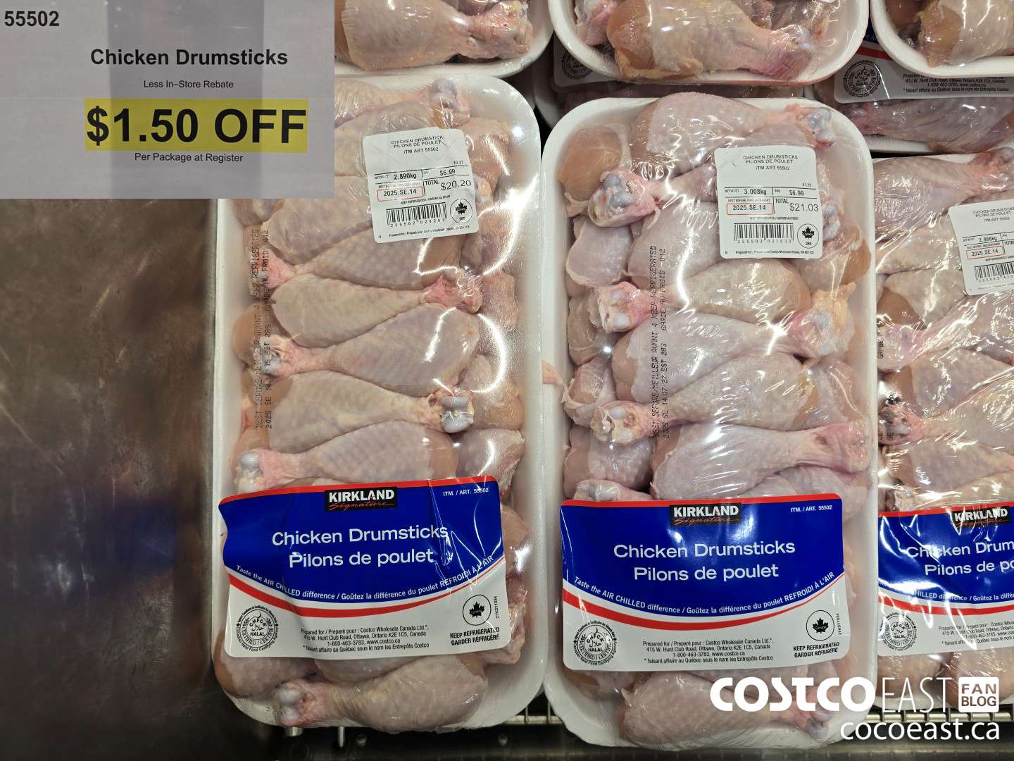 55502 Chicken Drumsticks ($1.50 INSTANT SAVINGS)