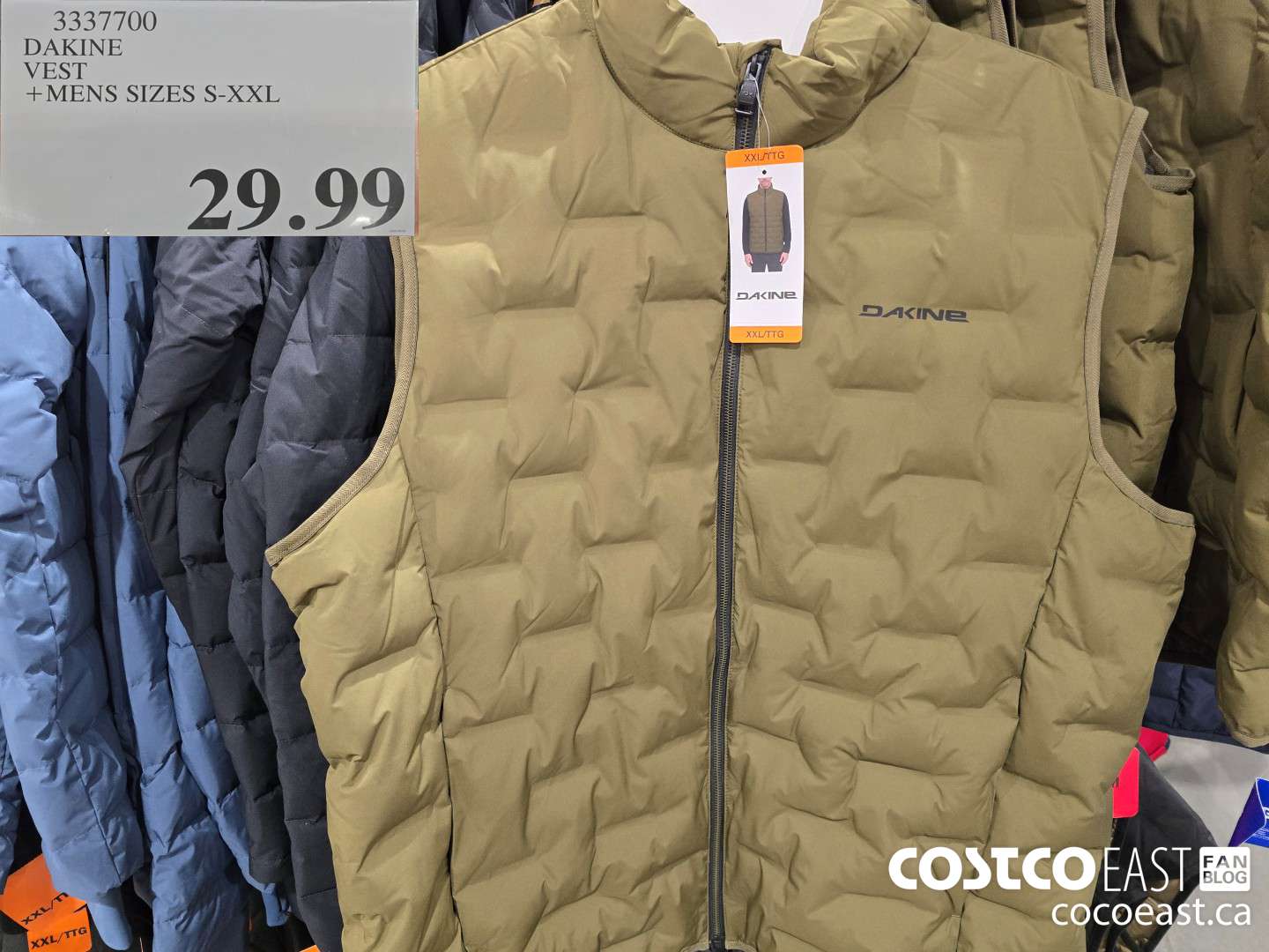 3337700 DAKINE VEST +MENS SIZES S-XXL $29.99